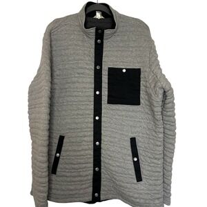 Duluth Trading Flintlock Full Snap Blanket Jacket Coat Gray Size XL